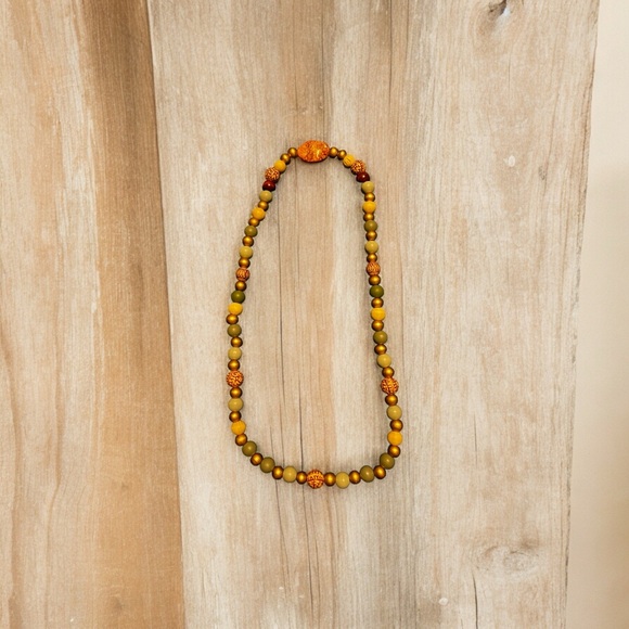 28’ inch wood bead necklace - Picture 3 of 3